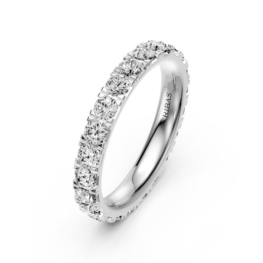 White gold riing with diamonds R17060725
