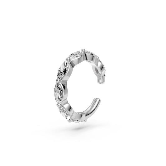 Diamond Cuff Earring in White Gold JFA17216