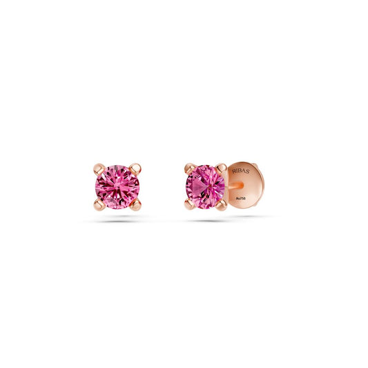 Pink Sapphire Earring in Rose Gold R01510325
