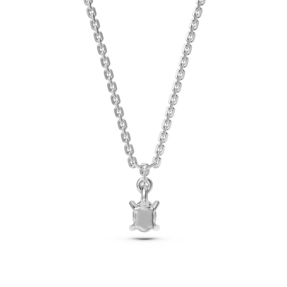 Diamond Necklace with chain in White Gold JFA199880