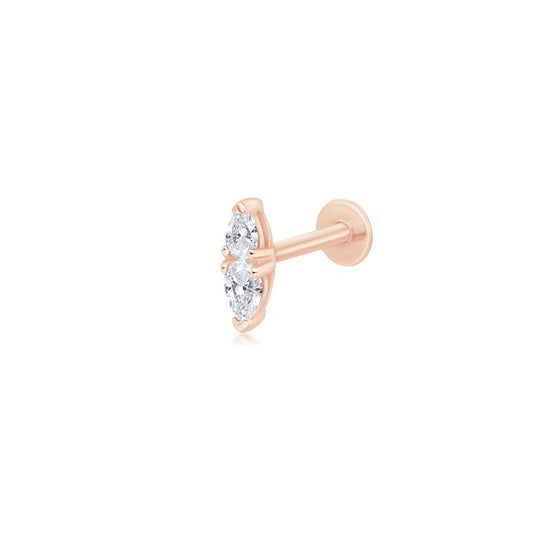 Diamond Piercing in Rose Gold  JFA13144