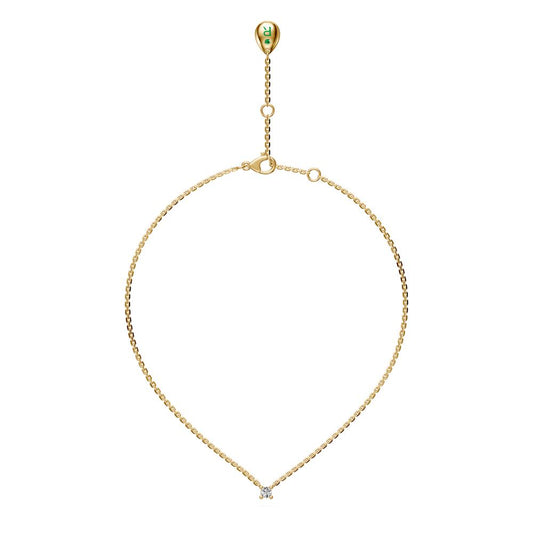 Diamond Pendant in Yellow Gold JFA200020