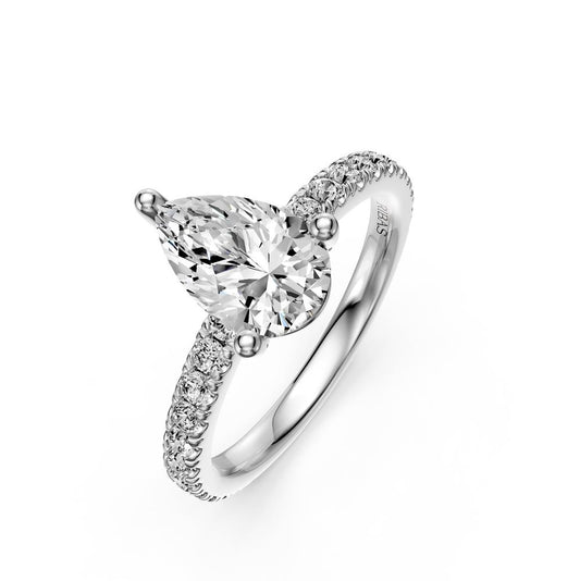 Diamond Ring in White Gold JFA202394