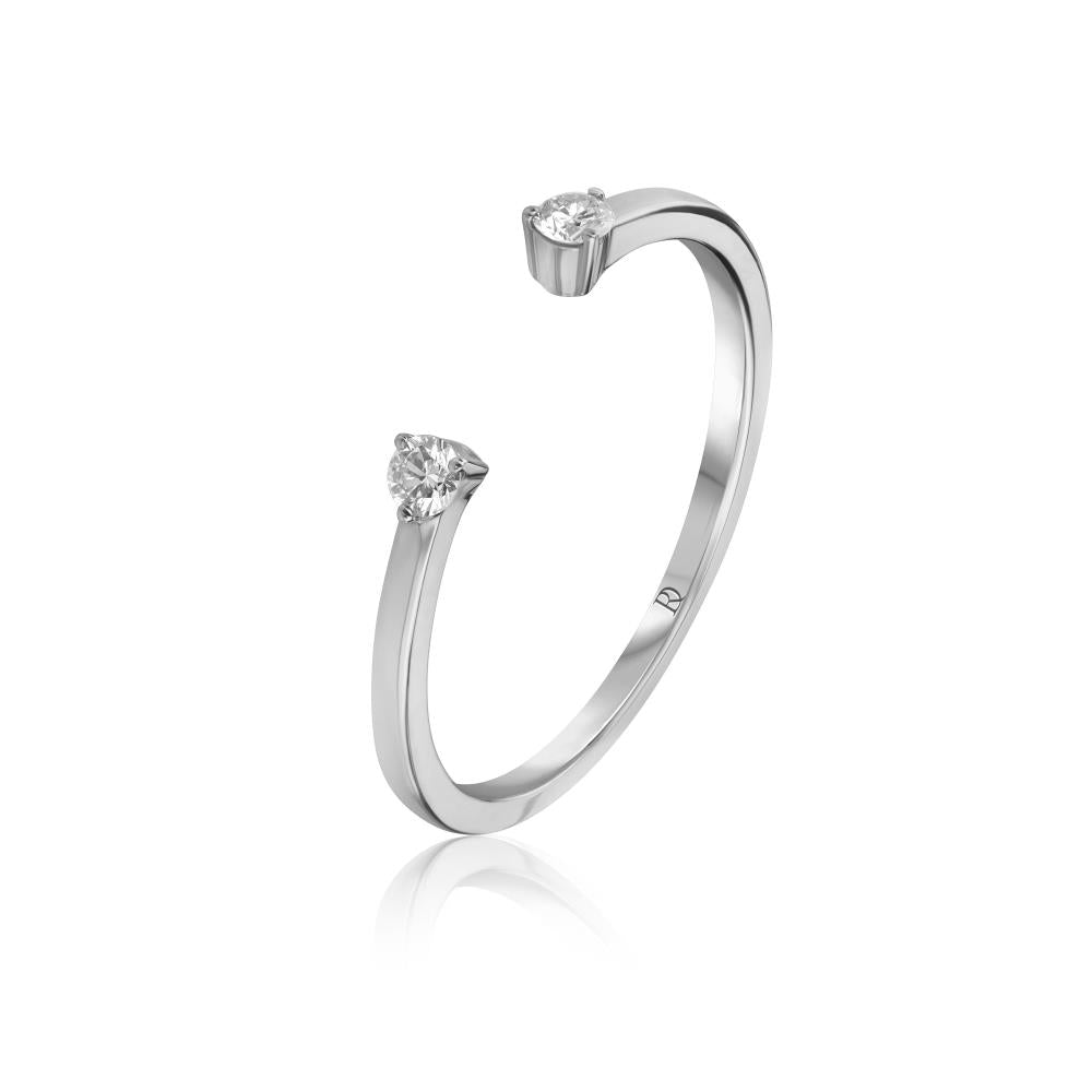 Diamond Ring in White Gold JFA6331