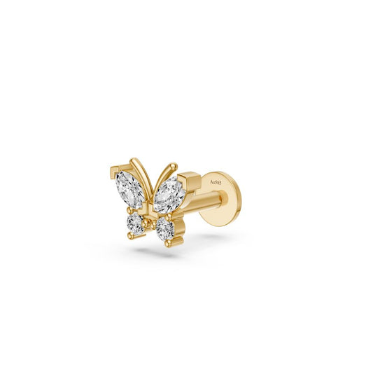 Diamond Piercing in Yellow Gold JFA199628