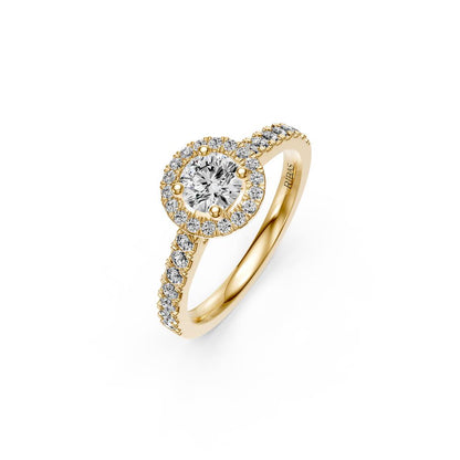 Diamond Ring in Yellow Gold R35481224P