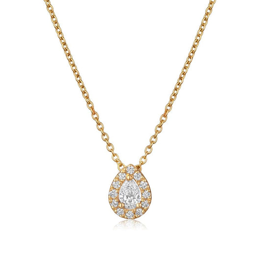 Diamond Necklace in Yellow Gold NA0158B
