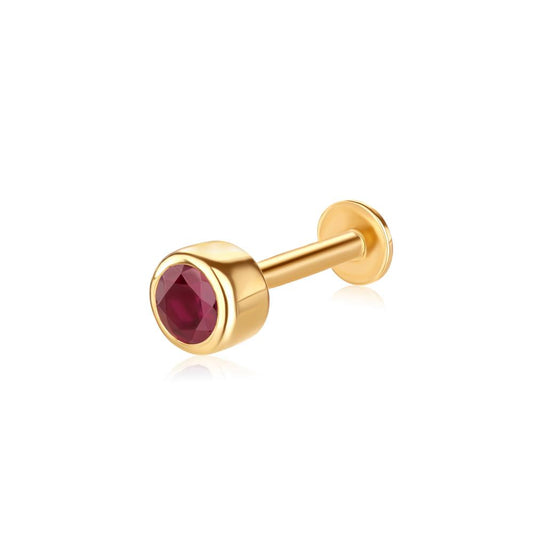 Ruby Piercing in Yellow Gold jfa6167