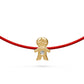String Bracelet with Diamond in Yellow Gold "Boy" LP1999