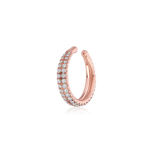 Diamond Cuff Earring in Rose Gold JFA5612