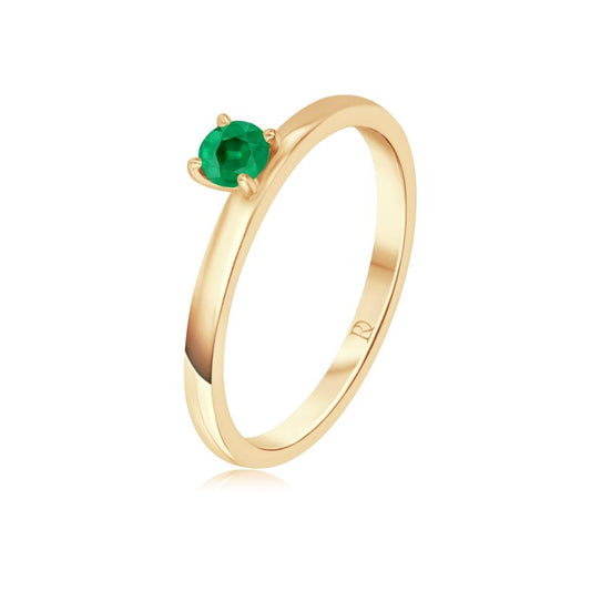 Emerald Ring in Yellow Gold JFA10989