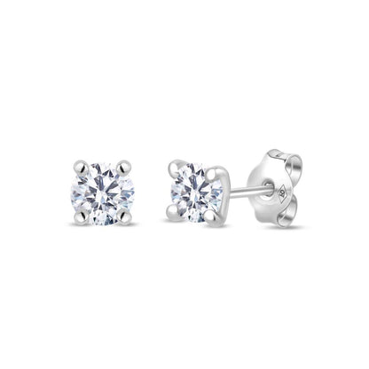 Diamond Earrings in White Gold JFA202332