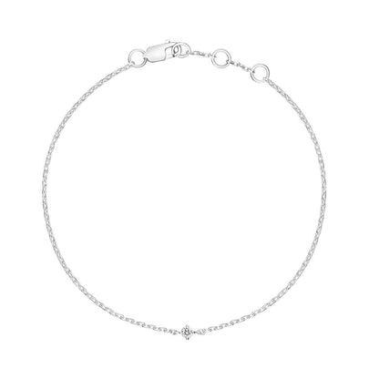 Diamond Bracelet in White Gold JFA200756