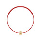 String Bracelet with Diamond in Yellow Gold "Girl" LP2005