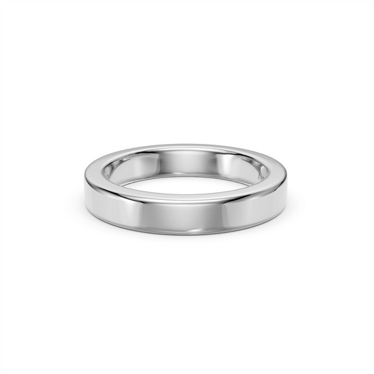 Wedding Band Ring in White Gold JFA3221