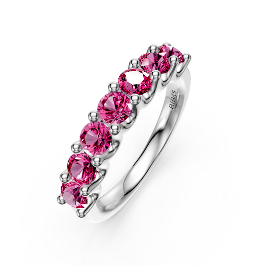 Diamond Band Ring in White Gold R37421224