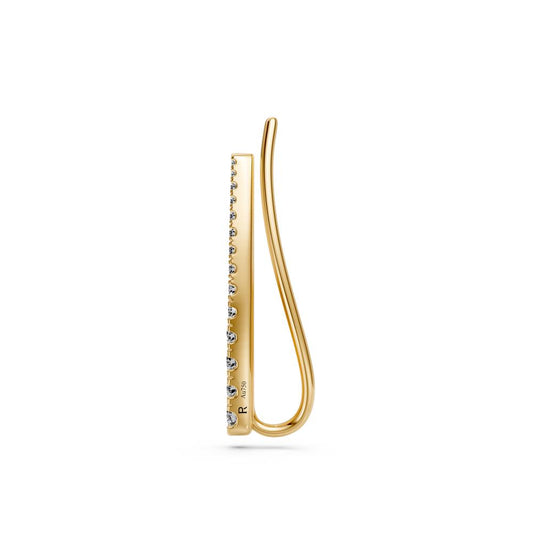 Diamond Earrings in Yellow Gold R22261124