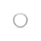 Diamond Hoop Earring in White Gold JFA202232