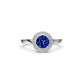 Diamond Ring with Tanzanite in White Gold R37271224