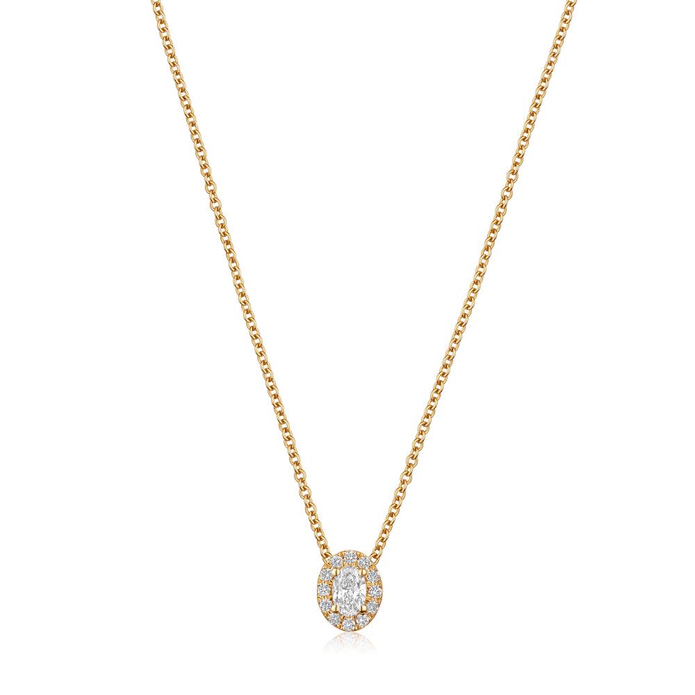 Diamond Necklace in Yellow Gold NA04431