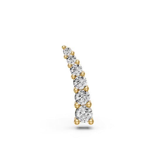 Diamond Piercing in Yellow Gold R26000725