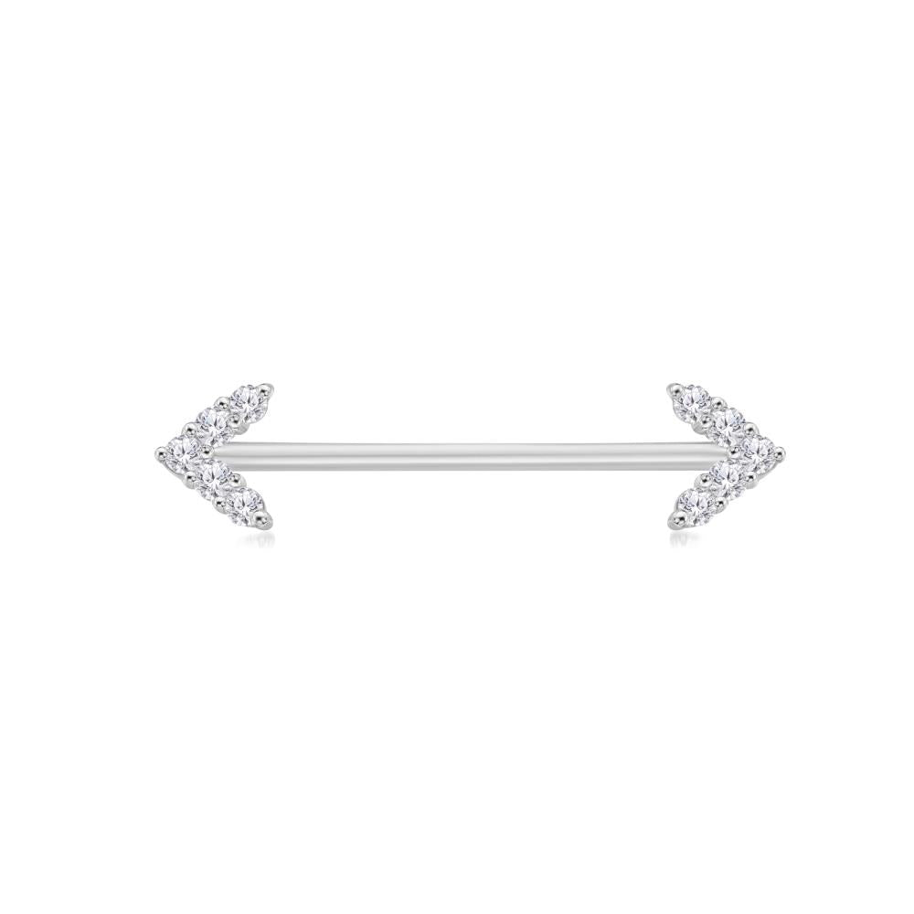 Diamond Piercing in White Gold  JFA7613