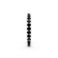Black Diamond Band Ring in White Gold JFA19728