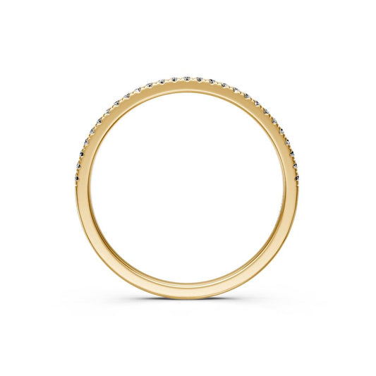 Diamond Band Ring in Yellow Gold JFA9856