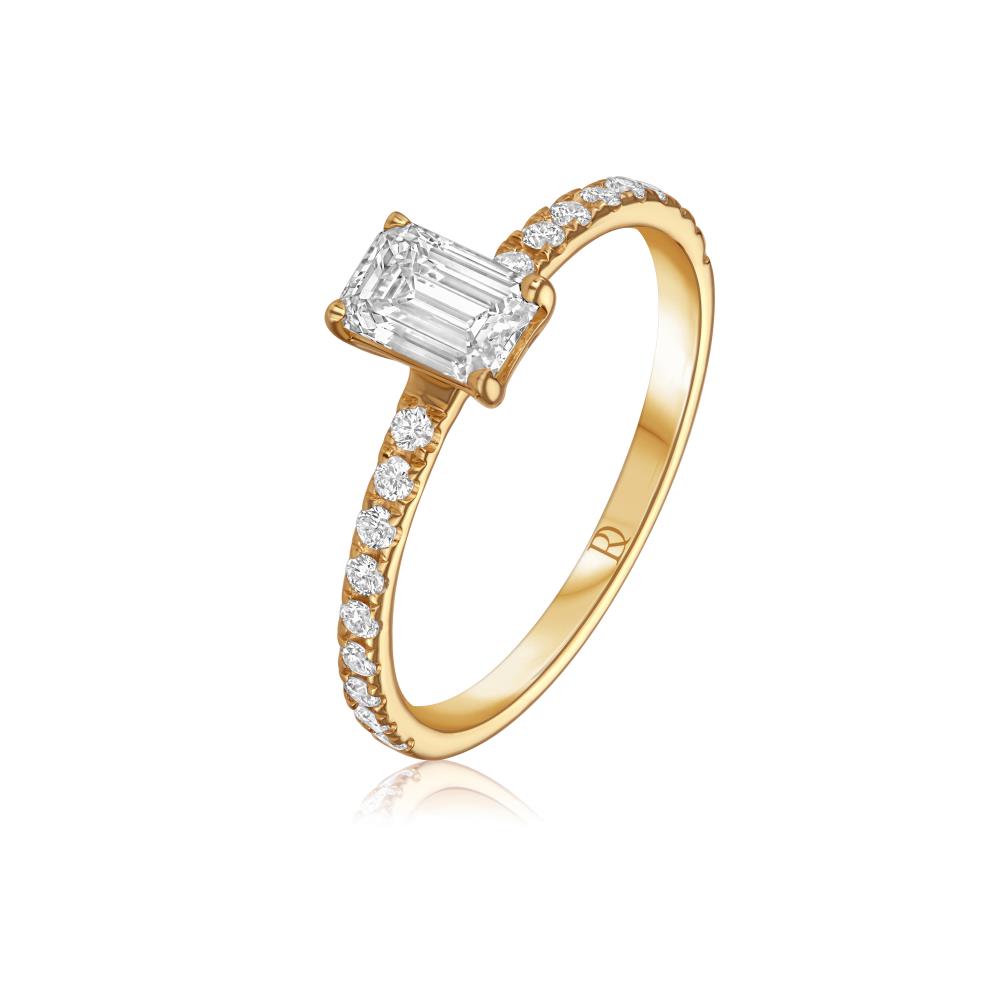 Diamond Ring in Yellow Gold NA0454