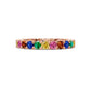 Sapphire Band Ring in Rose Gold R02900325