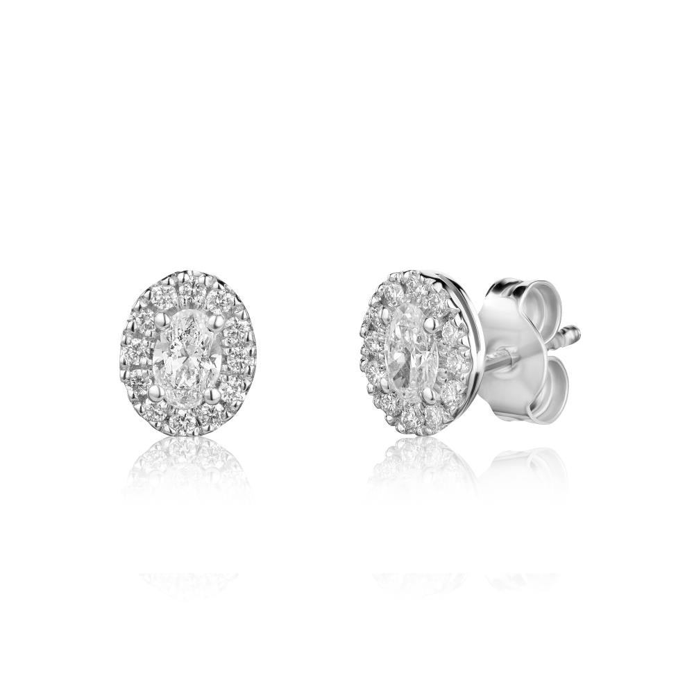 Diamond Earrings in White Gold NA01971