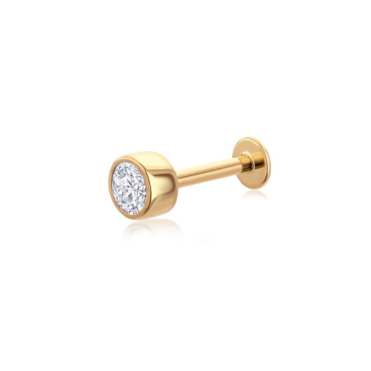 Diamond Piercing in Yellow Gold jfa5895