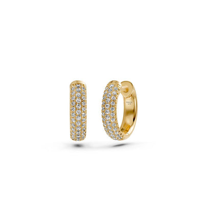 Diamond Hoop Earrings in White Gold R22751124