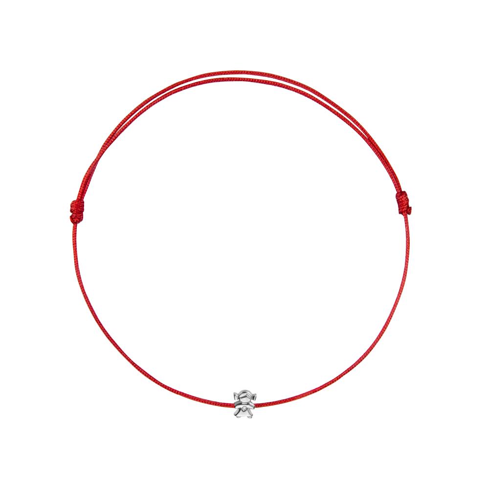 String Bracelet with Diamond "Girl"  LP1003