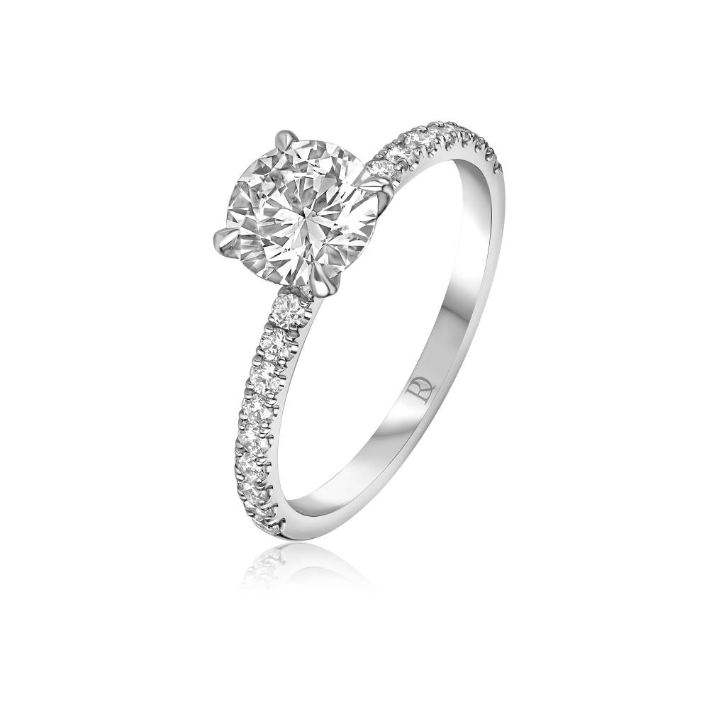 Diamond Ring in White Gold NA0757