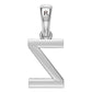 White Gold Mini Pendant Necklace with Diamonds, letter Z JFA198995