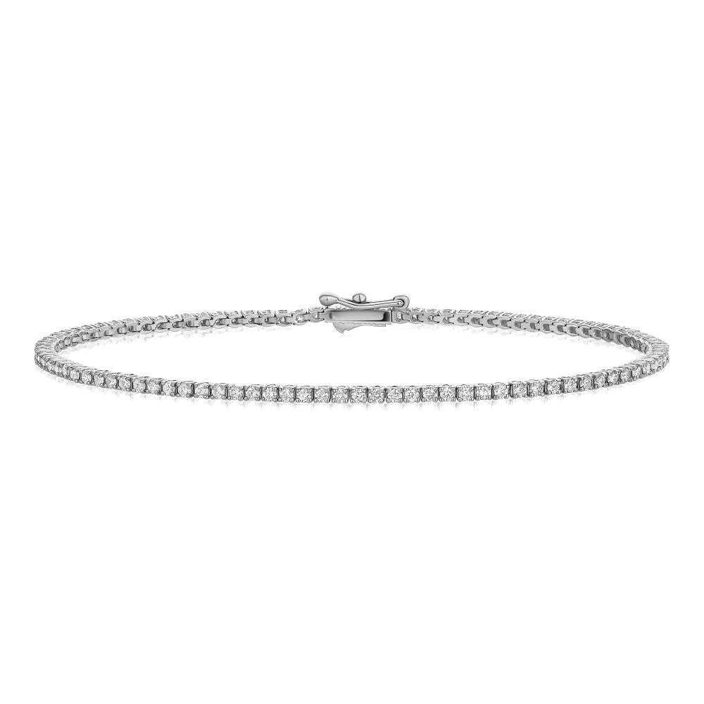 Diamond Tennis Bracelet in White Gold LH0173