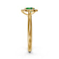 Diamond Ring with Tsavorite in Yellow Gold R39011224