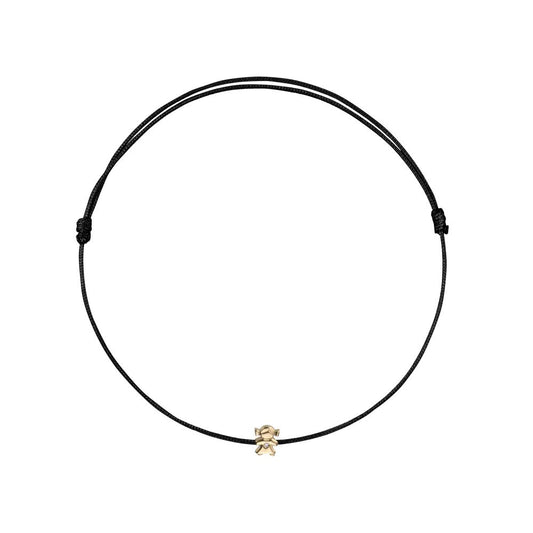 Yellow Gold String Bracelet with Diamond "Girl" LP1952