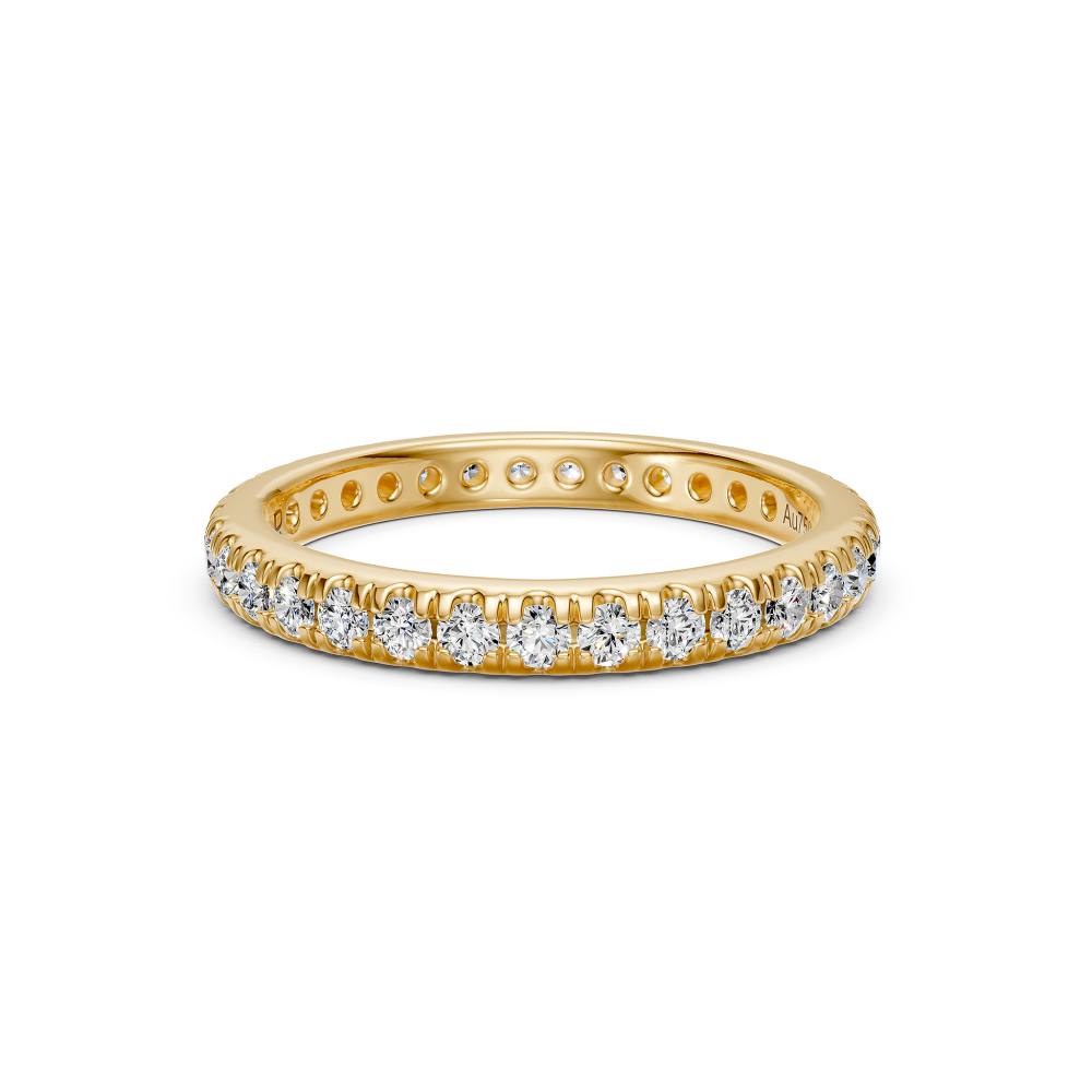 Diamond Band Ring in Yellow Gold JFA199703