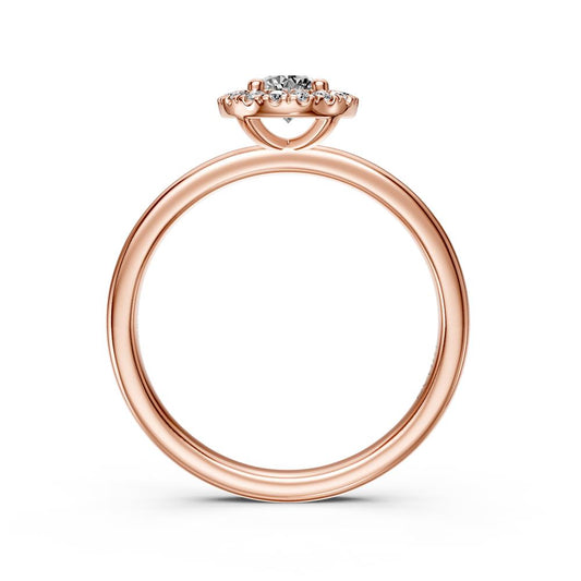 Diamond Ring in Rose Gold R14971024