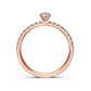 Diamond Ring in Rose Gold R15001024