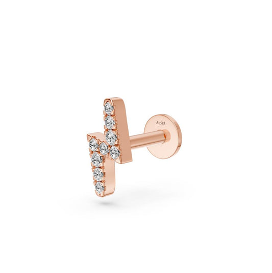 Diamond Piercing in Rose Gold R26170725