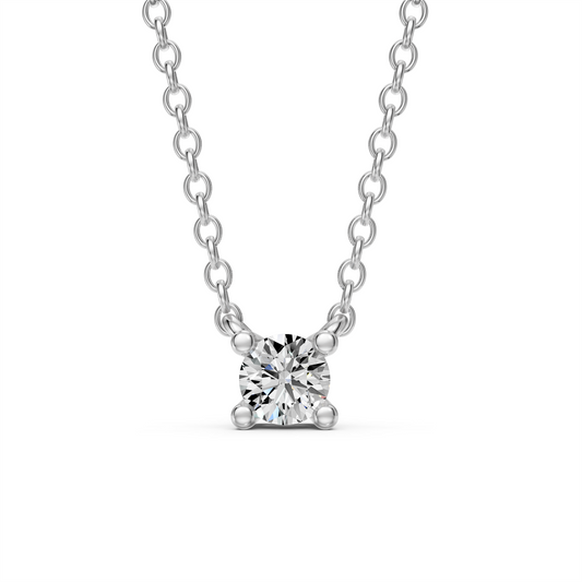 Diamond Pendant in White Gold JFA201715