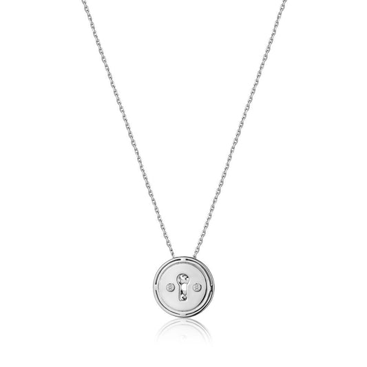 Diamond Necklace in White Gold "Belief" JFA5861