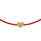 String Bracelet with Diamond in Yellow Gold "Heart" R29780825