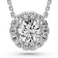 Diamond Necklace in White Gold, 0.10ct R14511024