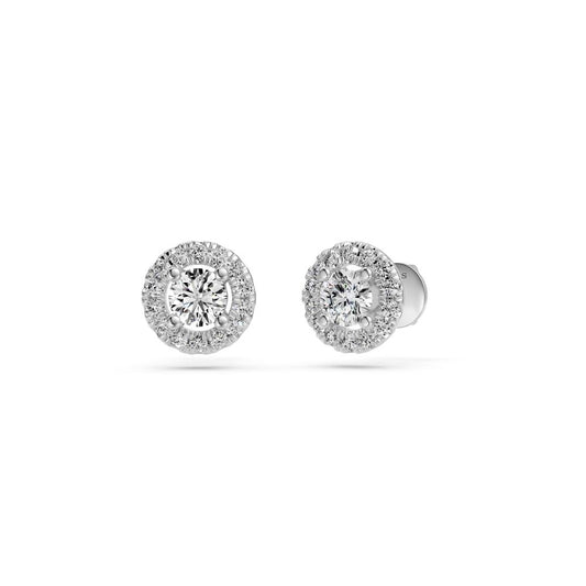 Diamond Earrings in White Gold R1501024K