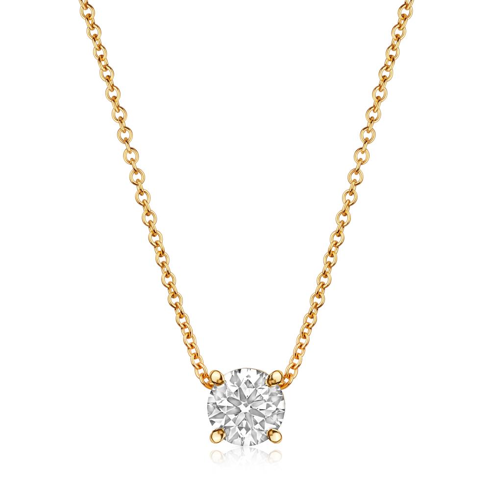 Collana di diamanti in oro giallo NA1355