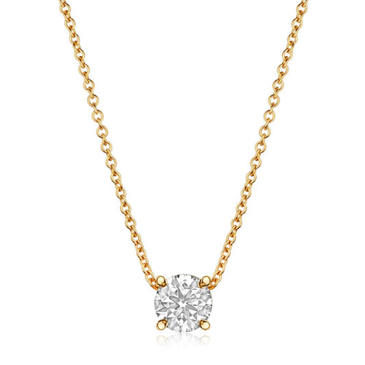 Collana di diamanti in oro giallo NA1355